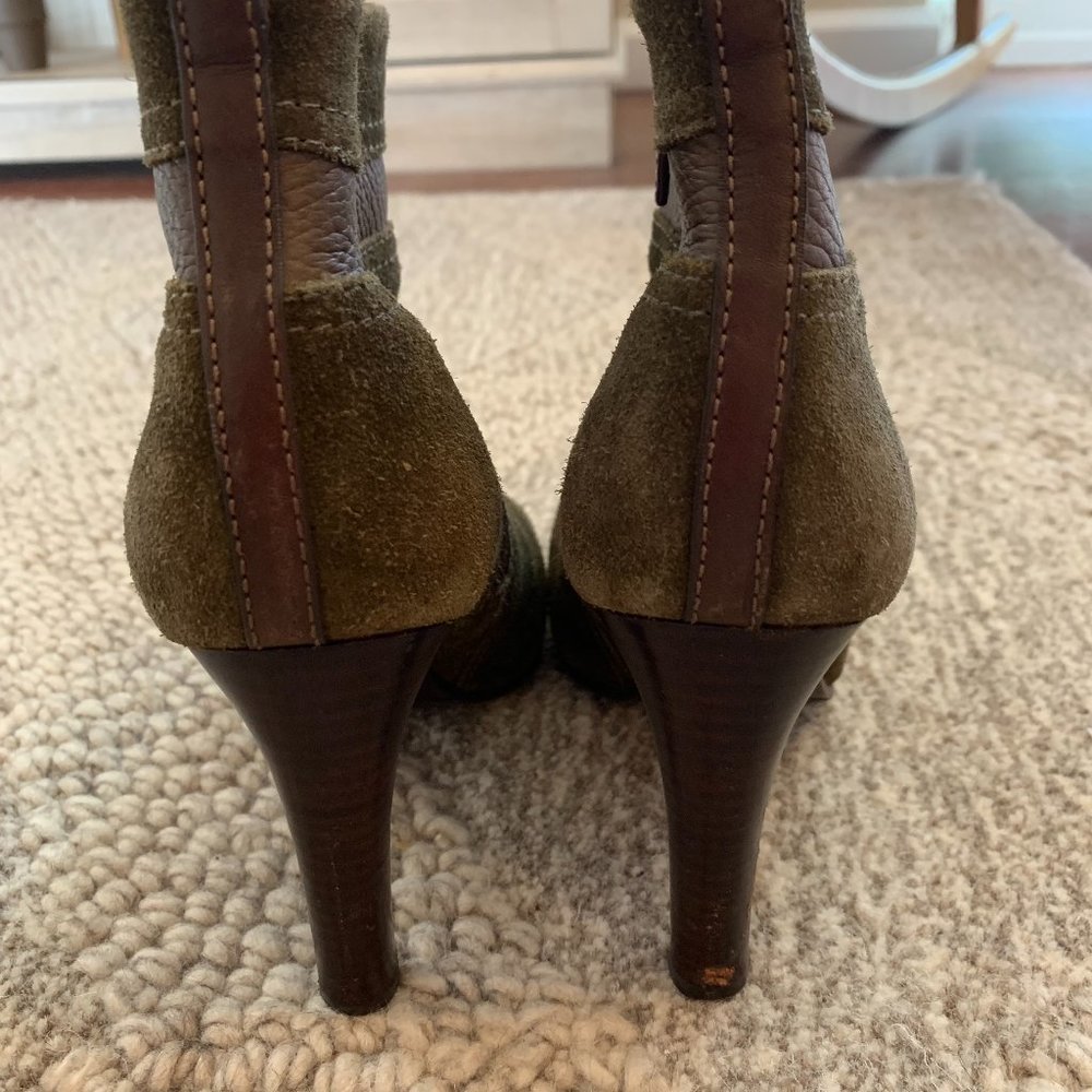 Tory Burch Alaina Suede Booties - Picture 4 of 6